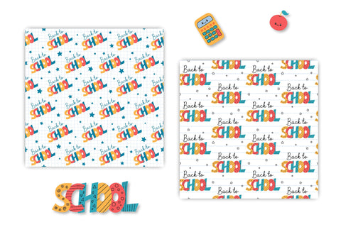 Back to School Collection | PNG Clipart | Vector Patterns | Funny Educational Supplies for Elementary School Digital Pattern AnnaViolet_store 