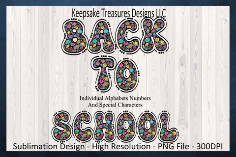 Back To School Composition Book Doodle Alphabet Set, Groovy Dots and Lines Alphabet, Teacher Bulletin Board Supplies, Sublimation Png Sublimation Keepsake Treasures Designs LLC. 
