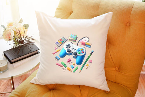 Back to School Gamepad Sublimation Sublimation designartist 