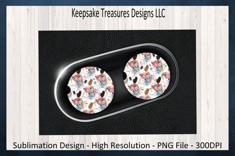 Back to School Girl Straight 20oz Tumbler Wrap and Matching Car Coaster, Key Ring, Sublimation Printable Png, Digital Download Sublimation Keepsake Treasures Designs LLC. 