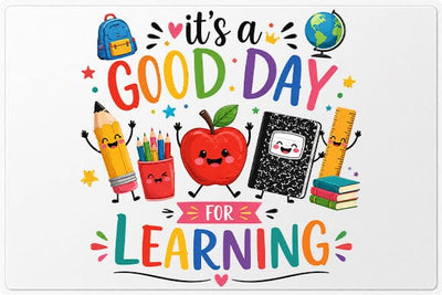 Back to School PNG Good Day for Learning Digital Download SVG BillahCrafts 