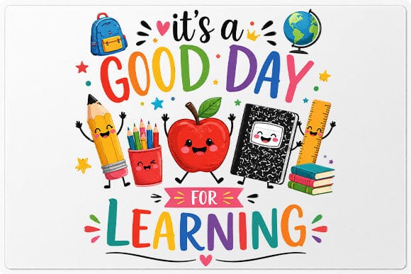 Back to School PNG Good Day for Learning Digital Download SVG BillahCrafts 
