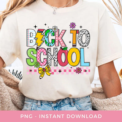 Back To School PNG Sublimation BOO-design 