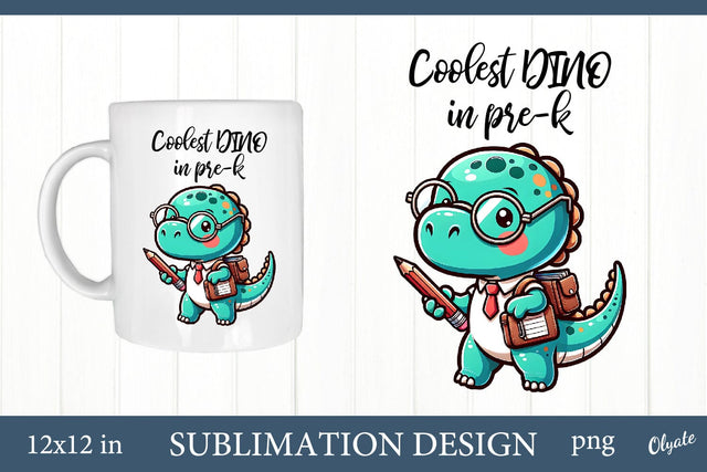 Back to School Quote PNG. Dino School Sublimation Sublimation Olga Terlyanskaya 