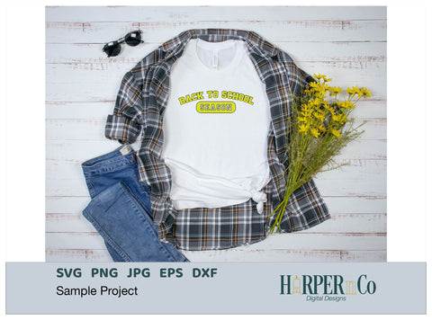 Back To School Season Laser SVG EPS Cut File SVG HarperNCo 