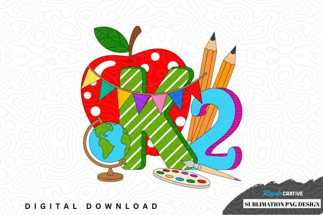 Back to school sublimation png design Sublimation Regulrcrative 