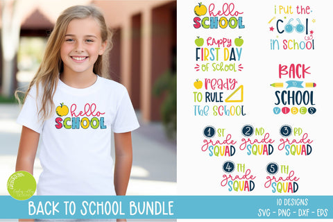 Back To School SVG Bundle-School SVG Bundle SVG Linden Valley Designs 