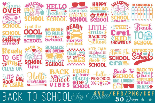 Back To School Svg Bundle SVG Angelina750 