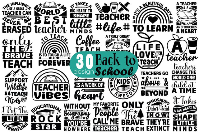 Back to School SVG Bundle SVG Angelina750 