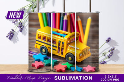 Back To School Toys And Pencils Sublimation Regulrcrative 