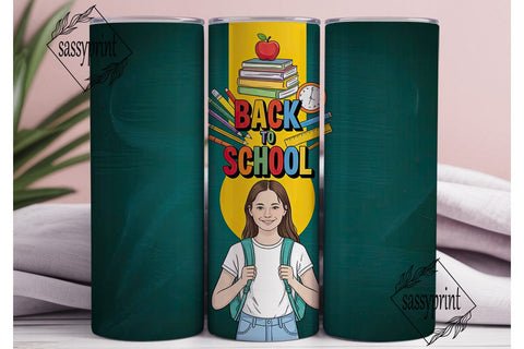 Back to School Tumbler Wrap Sublimation sassyprint 