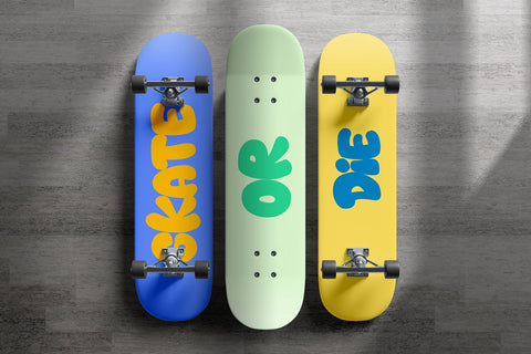 Back Wild - Thick and Chubby Graffiti Font Font Mozzatype 