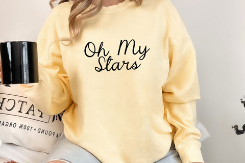 Backyard Blooms Font Cotton White Studio 