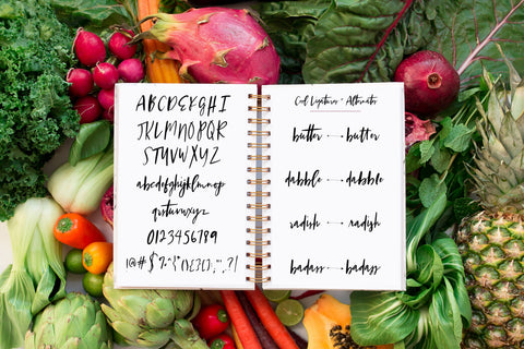 Backyard Garden Script Font Font Beck McCormick 