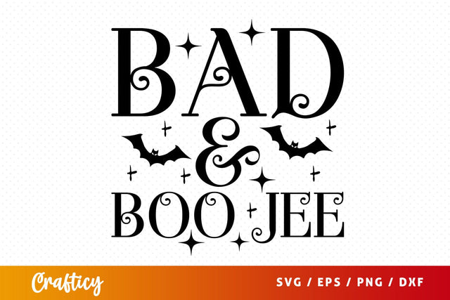 Bad and boo jee SVG Design SVG Designangry 