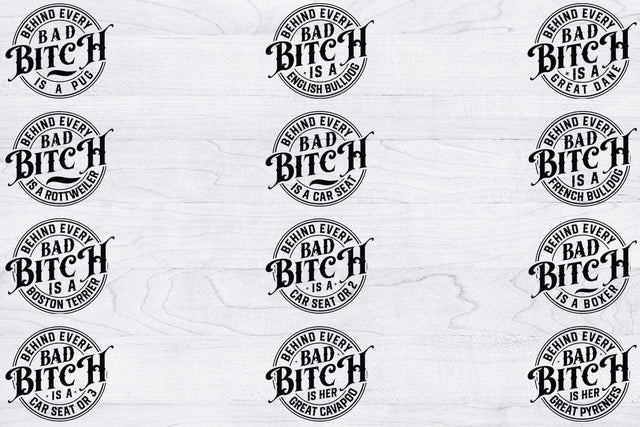 Bad Bitch T-shirt Design Bundle, Bad Bitch Svg, Bitch Svg SVG Creativeart88 