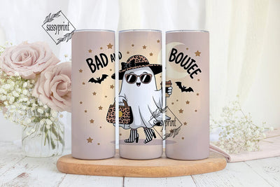 Bad & Boujee Ghost 20oz Tumbler Wrap Sublimation sassyprint 