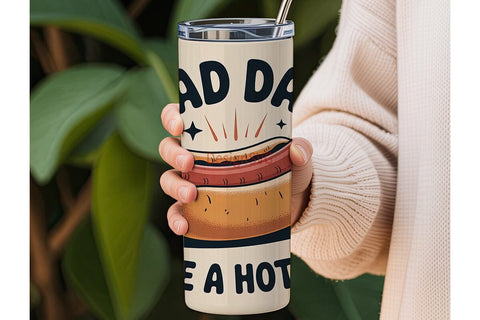Bad Day Hot Dog 20oz Tumbler Wrap Sublimation DesignSVG 
