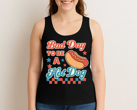 Bad Day to Be a Hot Dog SVG Funny 4th of July BBQ Summer Cut File SVG BillahCrafts 