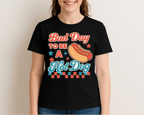 Bad Day to Be a Hot Dog SVG Funny 4th of July BBQ Summer Cut File SVG BillahCrafts 