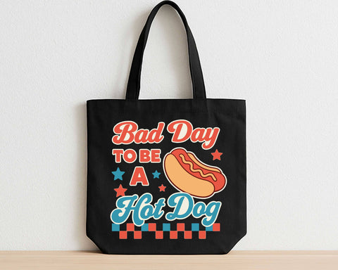 Bad Day to Be a Hot Dog SVG Funny 4th of July BBQ Summer Cut File SVG BillahCrafts 