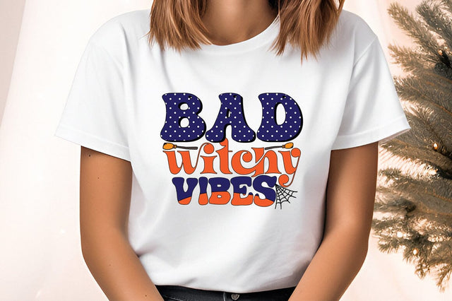 Bad Witchy Vibes PNG Design Sublimation Designangry 