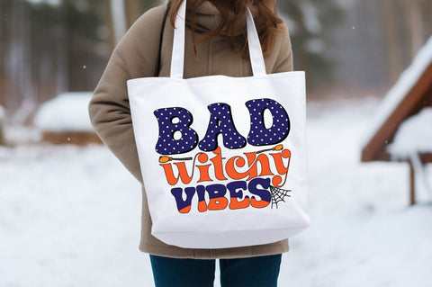 Bad Witchy Vibes PNG Design Sublimation Designangry 