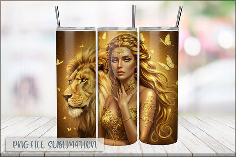 Badass Girl 20 Oz Tumbler Wrap PNG Sublimation Shetara Begum 