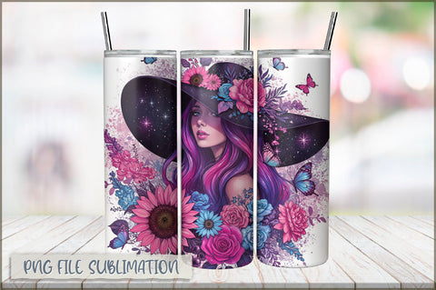 Badass Girl 20 Oz Tumbler Wrap PNG Sublimation Shetara Begum 