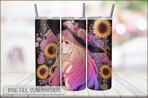 Badass Girl 20 Oz Tumbler Wrap PNG Sublimation Shetara Begum 