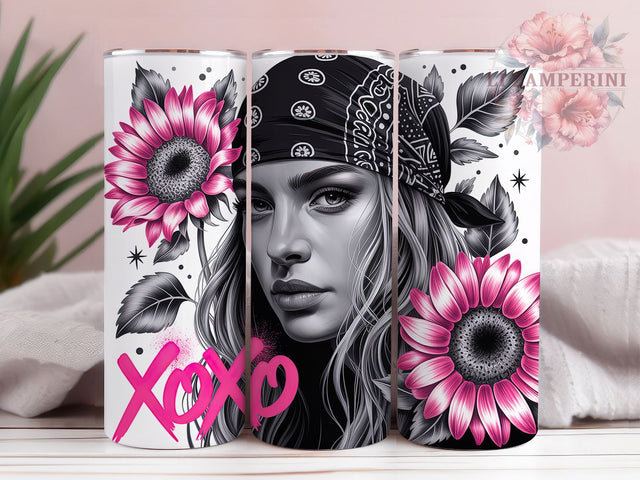 Badass Sassy Quote Coffee Tumbler, Sarcastic Quote Mug, Floral Glitter Cup, Sassy Woman Drinkware, Funny Xoxo Gift, Boss Lady Tumbler, Attitude Cup Design Sublimation Li Zamperini 