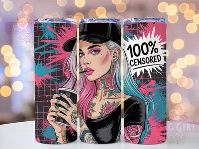 Badass Woman Sassy Quote Tumbler, Sassy Quote Cup, Empowerment Drinkware Design, Fierce Women Gift, Bold Sublimation Wrap, Confident Girl Tumbler, Funny Feminist Cup Sublimation SvggirlplusArt 