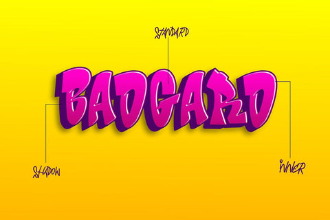 Bade Hoper - 3d Layered Graffiti Font Font Mozzatype 