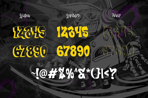 Bade Hoper - 3d Layered Graffiti Font Font Mozzatype 