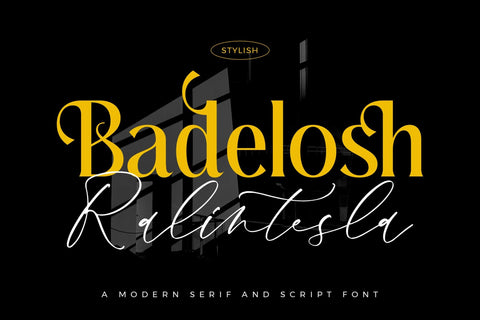 Badelosh Ralintesla Font Duo Font Storytype Studio 