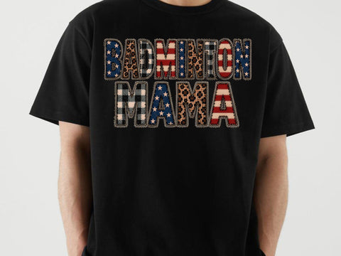 Badminton Mama PNG Patriotic Sports Art SVG artprintfile 