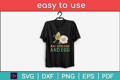 Bae Avocado And Egg Food Pun Keto Diet Svg Design SVG artprintfile 