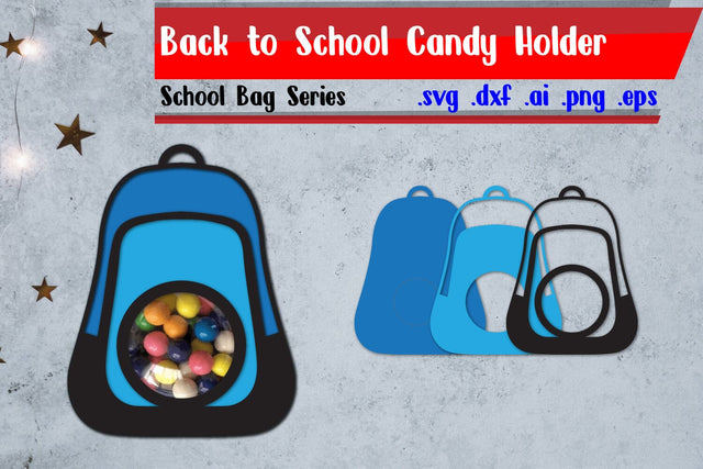 Bag Candy Holder | School Candy Holder 3D Paper zafrans studio 