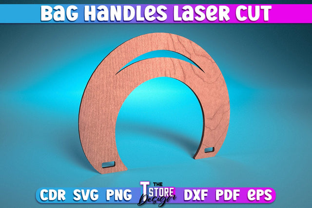 Bag Handles Laser Cut | Accessories Laser Cut Design | CNC Files SVG The T Store Design 