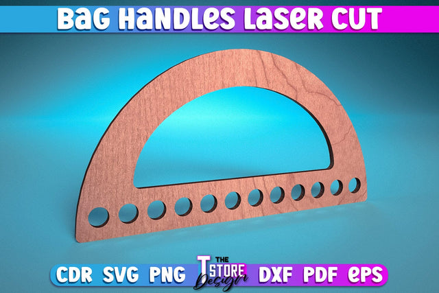Bag Handles Laser Cut | Accessories Laser Cut Design | CNC Files SVG The T Store Design 