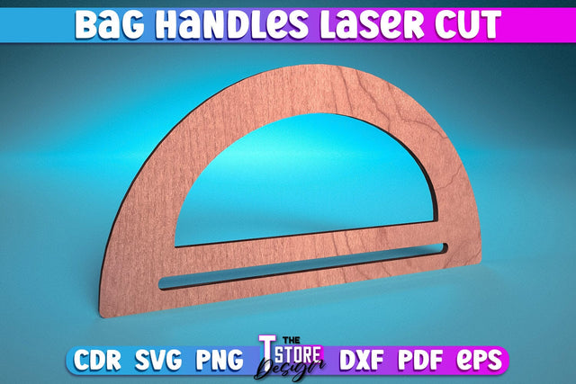 Bag Handles Laser Cut | Accessories Laser Cut Design | CNC Files SVG The T Store Design 