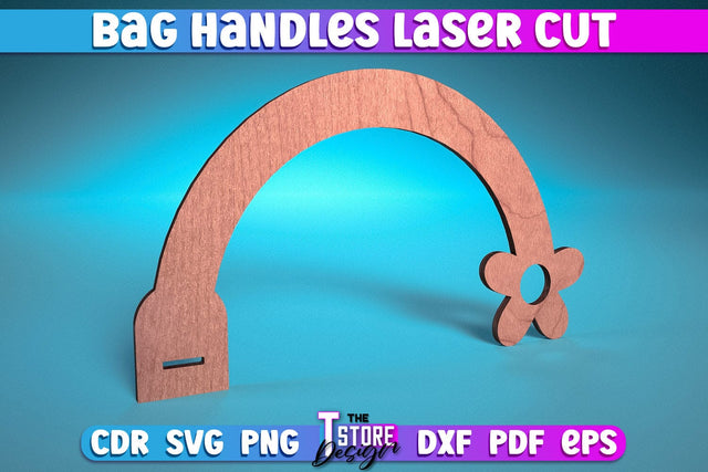 Bag Handles Laser Cut | Accessories Laser Cut Design | CNC Files SVG The T Store Design 