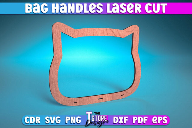 Bag Handles Laser Cut | Accessories Laser Cut Design | CNC Files SVG The T Store Design 