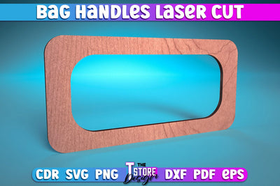 Bag Handles Laser Cut | Accessories Laser Cut Design | CNC Files SVG The T Store Design 