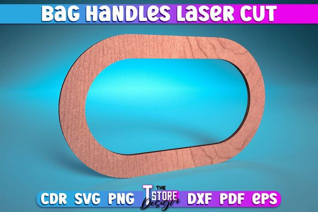 Bag Handles Laser Cut | Accessories Laser Cut Design | CNC Files SVG The T Store Design 