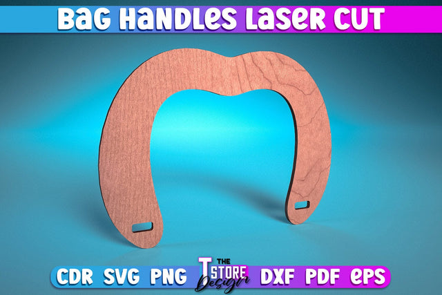 Bag Handles Laser Cut | Accessories Laser Cut Design | CNC Files SVG The T Store Design 