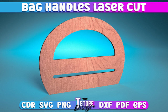 Bag Handles Laser Cut | Accessories Laser Cut Design | CNC Files SVG The T Store Design 