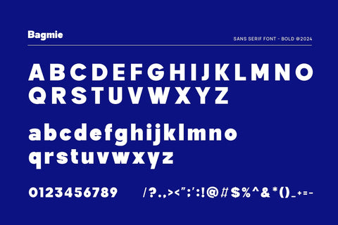 Bagmie - Modern Sans Serif Font Font studioalmeera 