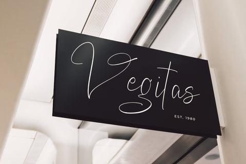 Bagtishin - Modern Signature Font Font Letterena Studios 