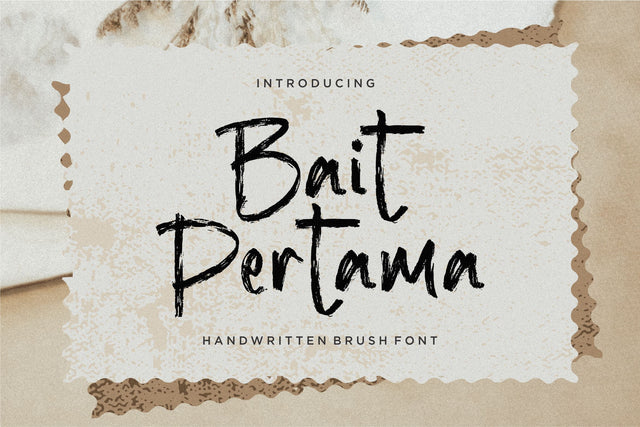 Bait Pertama Font Qwrtype Foundry 
